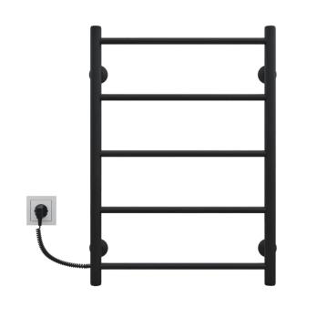 Heated towel rail Pryama 700x500/5 EL knop.chorn.